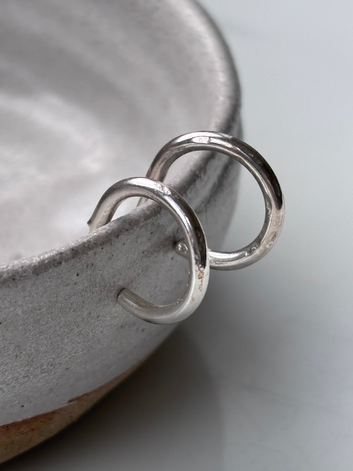 Silver Mini Hoop Earrrings