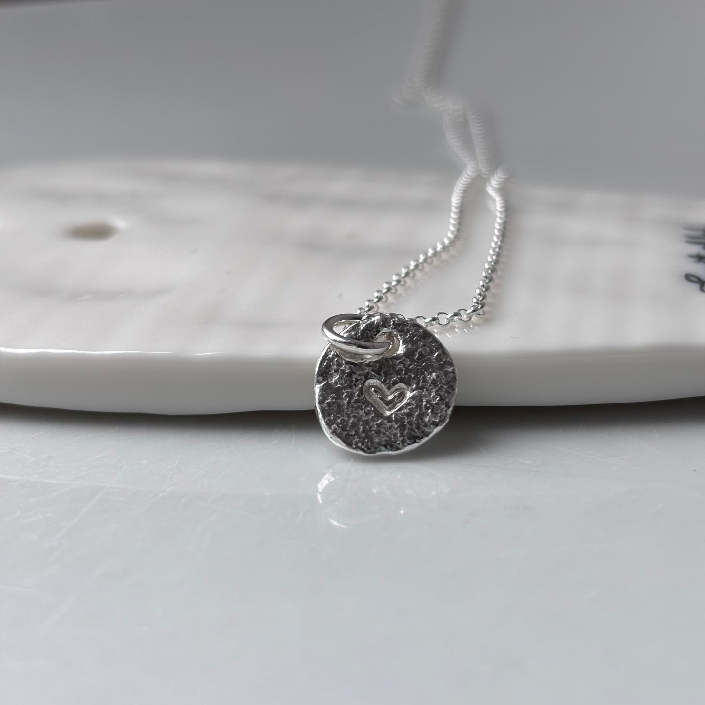 Reticulated Disc Pendant