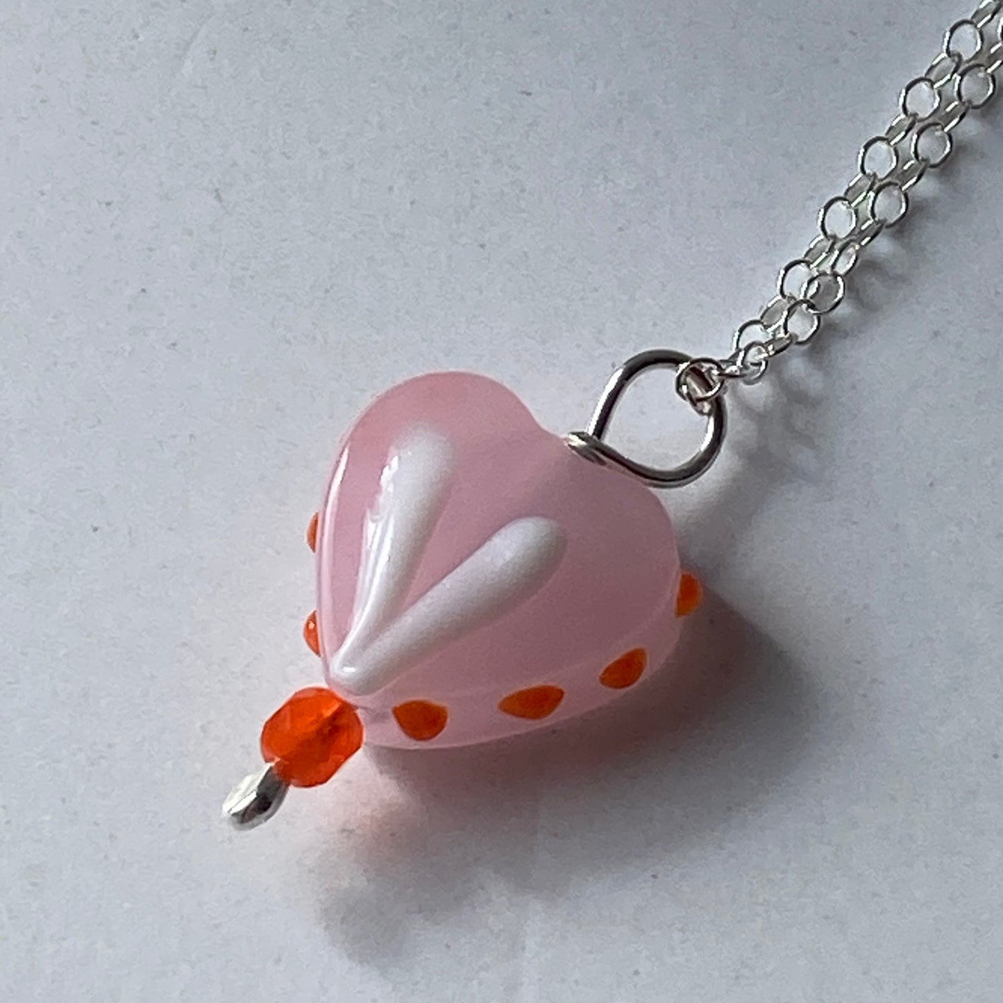 Glass Heart Pendant