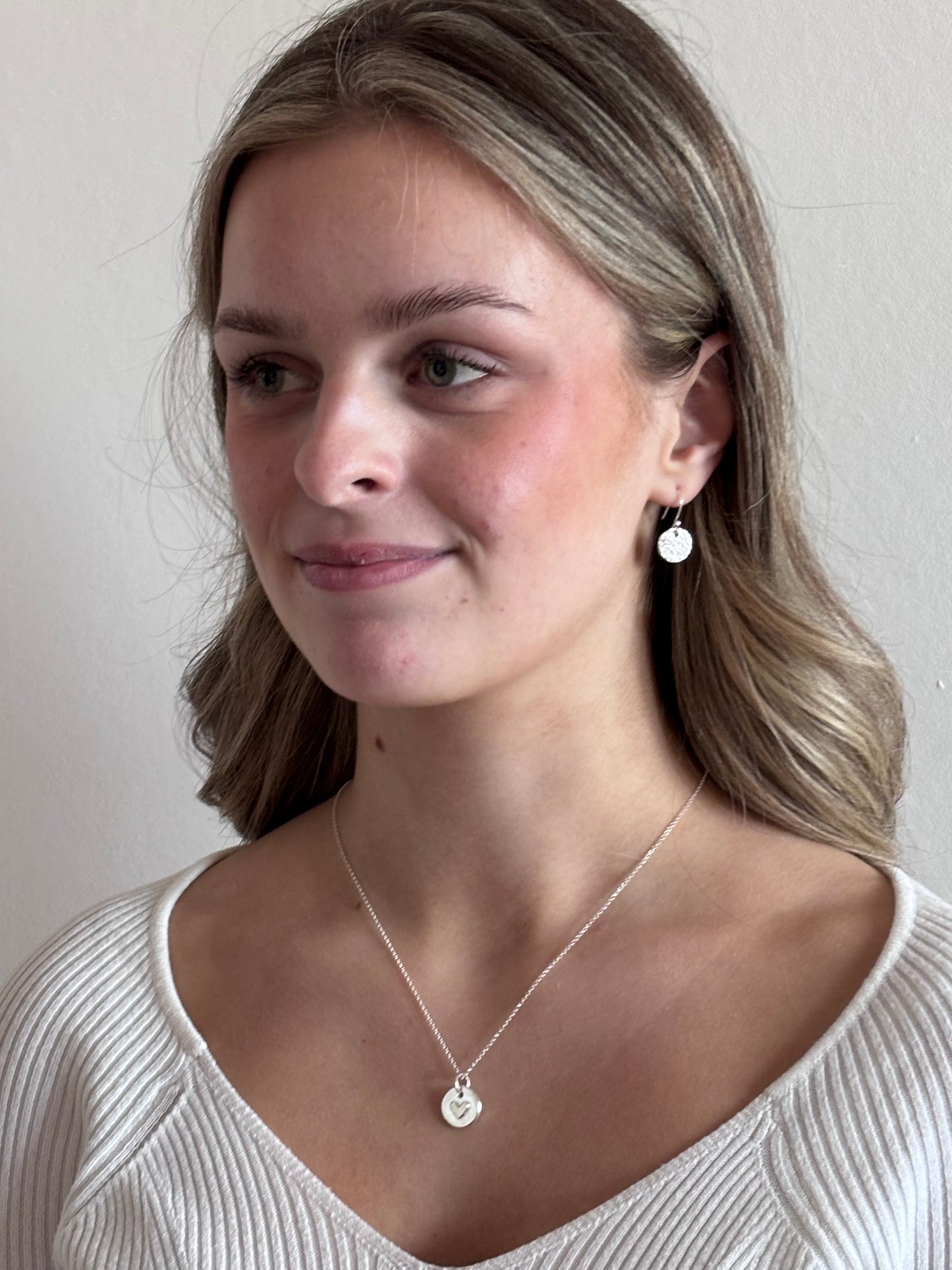 Mini disc with heart