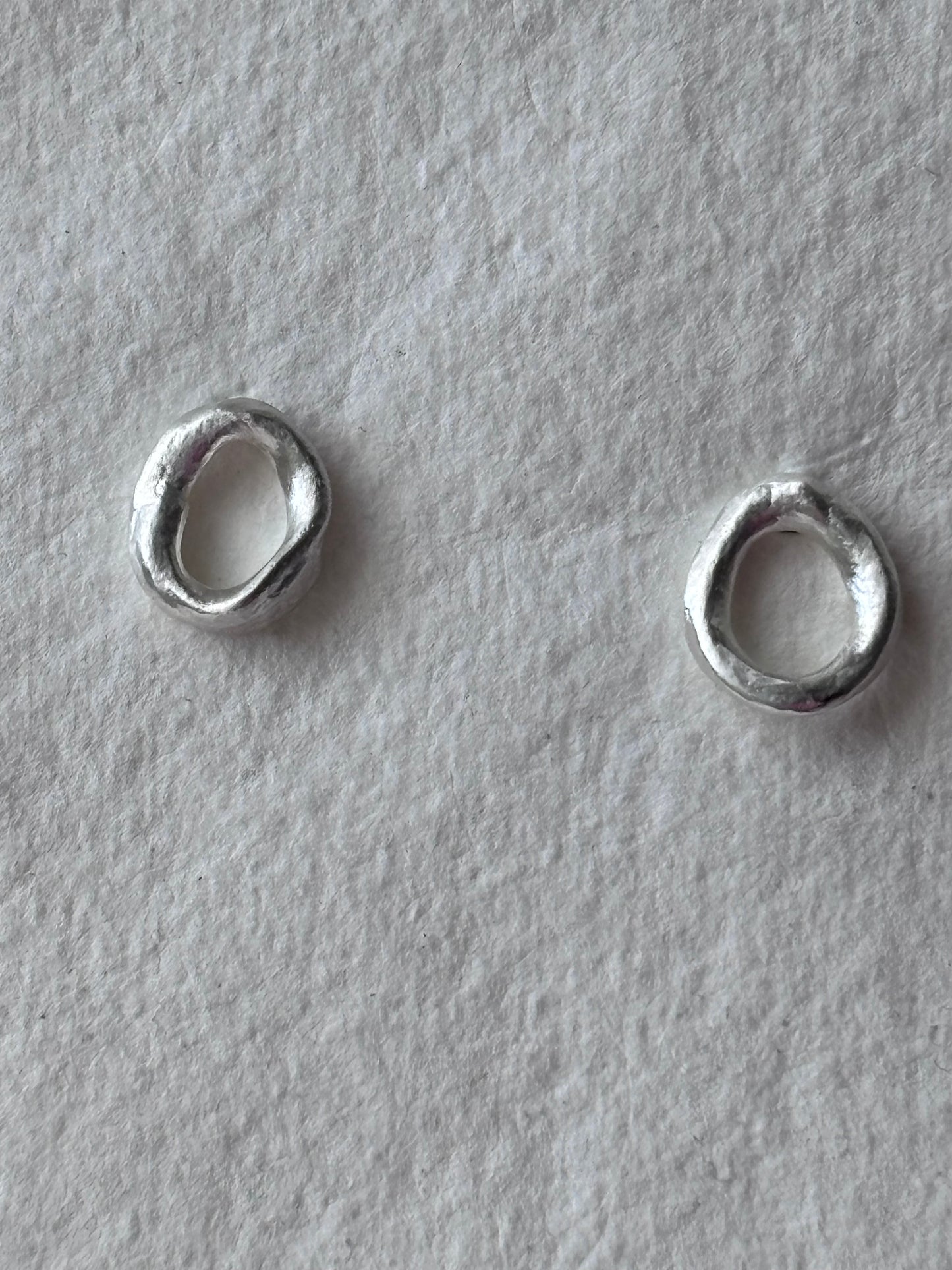 Molten Silver Studs