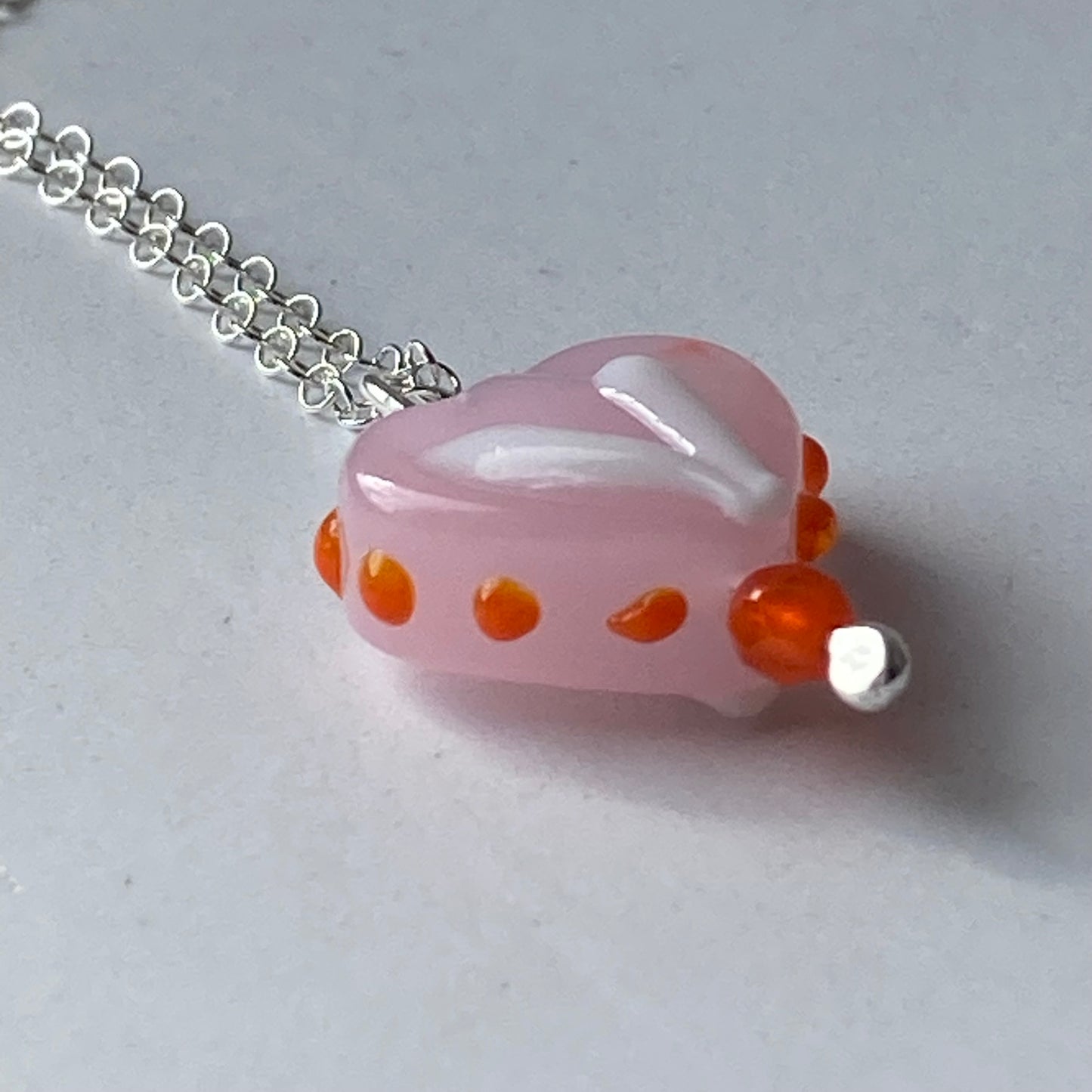 Glass Heart Pendant
