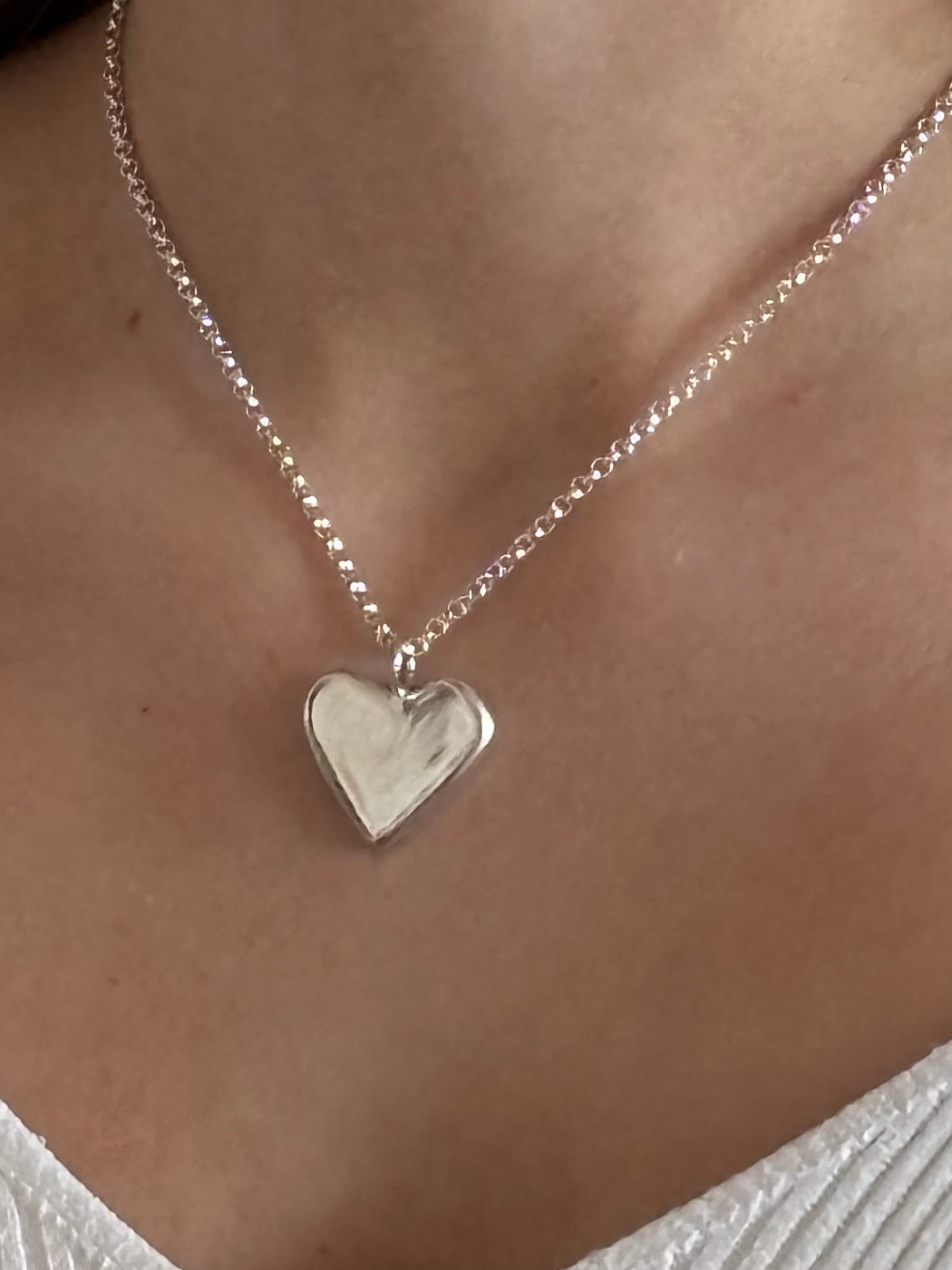 Ripple Heart Necklace