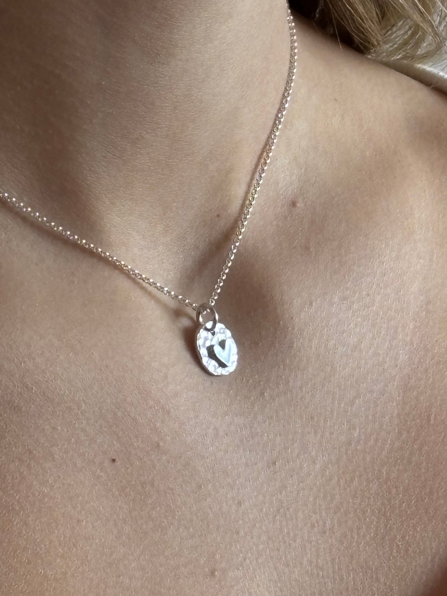 Mini disc with heart