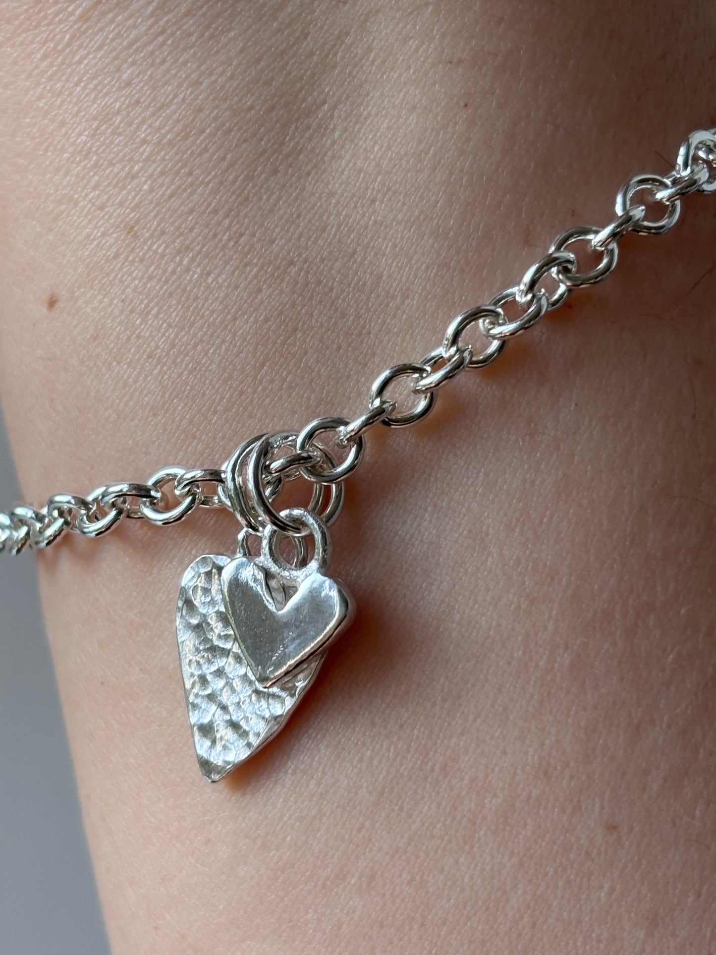 Heart Charm Bracelet