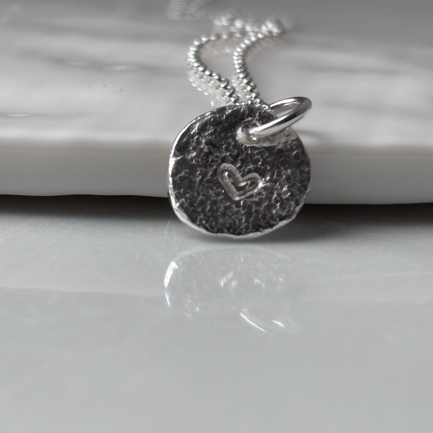 Reticulated Disc Pendant