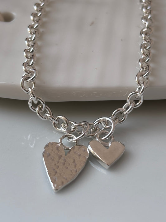 Heart Charm Bracelet