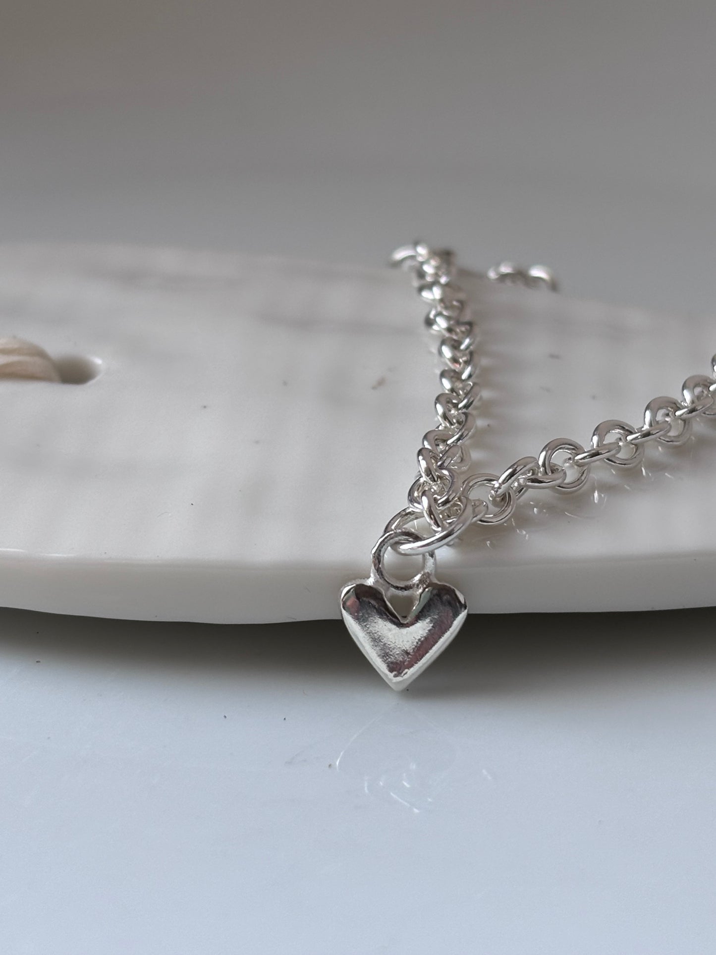 Heart Charm Bracelet