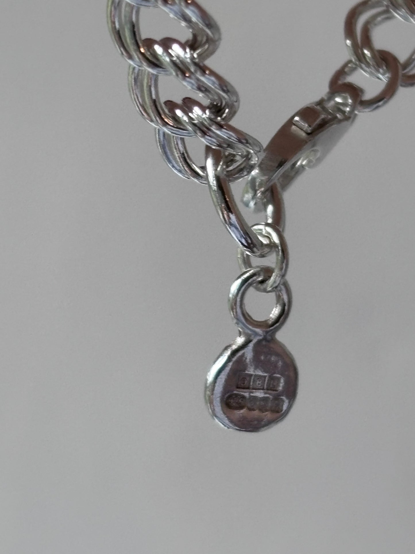 Silver Double Curb Bracelet