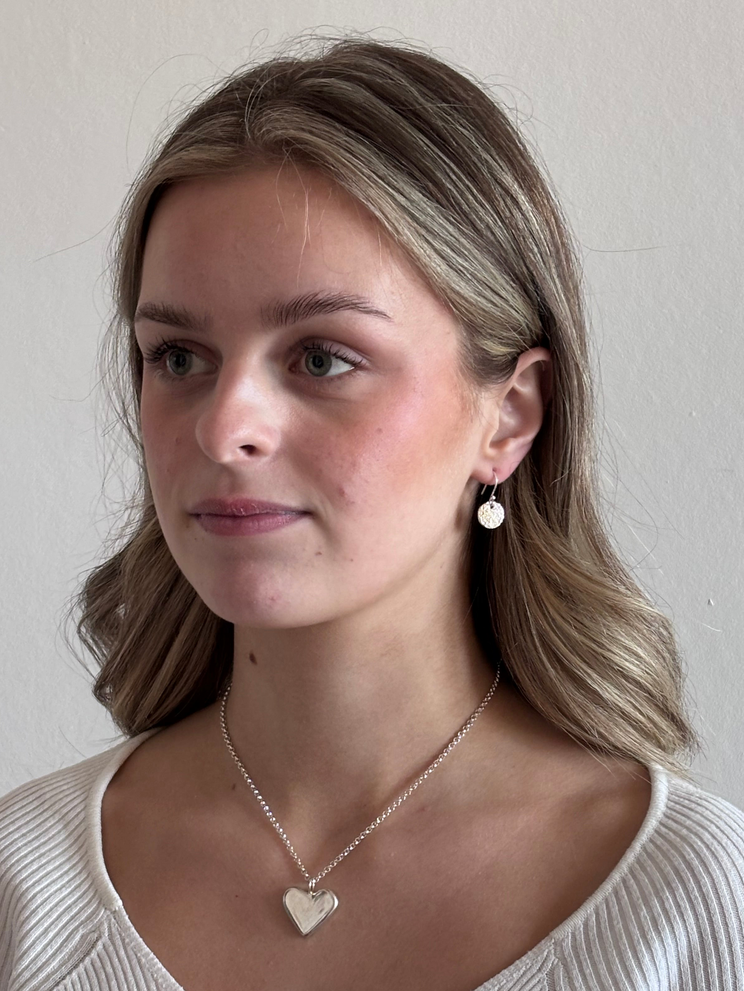 Ripple Heart Necklace