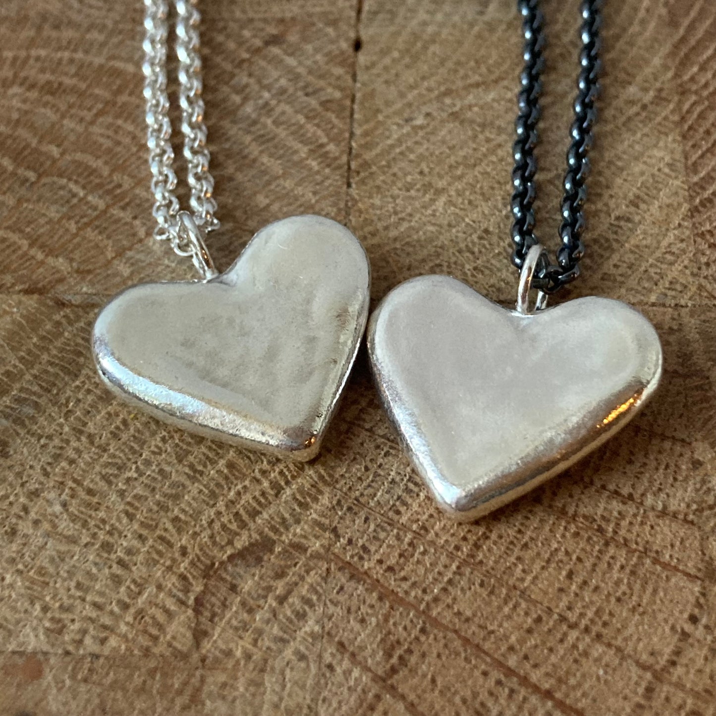 Ripple Heart Necklace