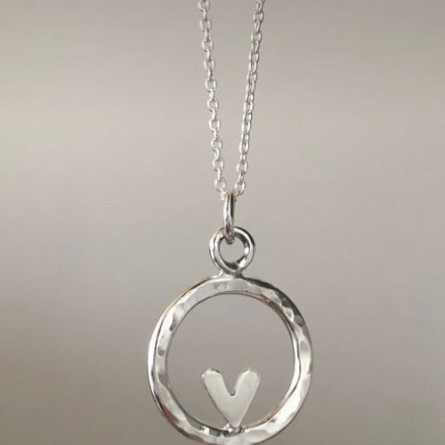 Heart Circle Necklace
