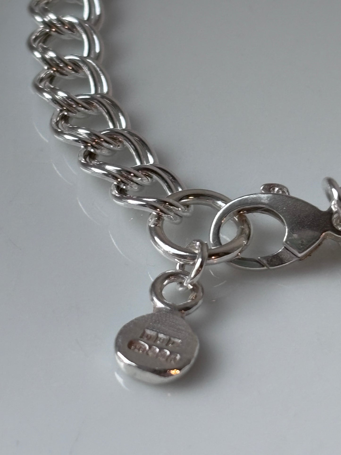 Silver Double Curb Bracelet