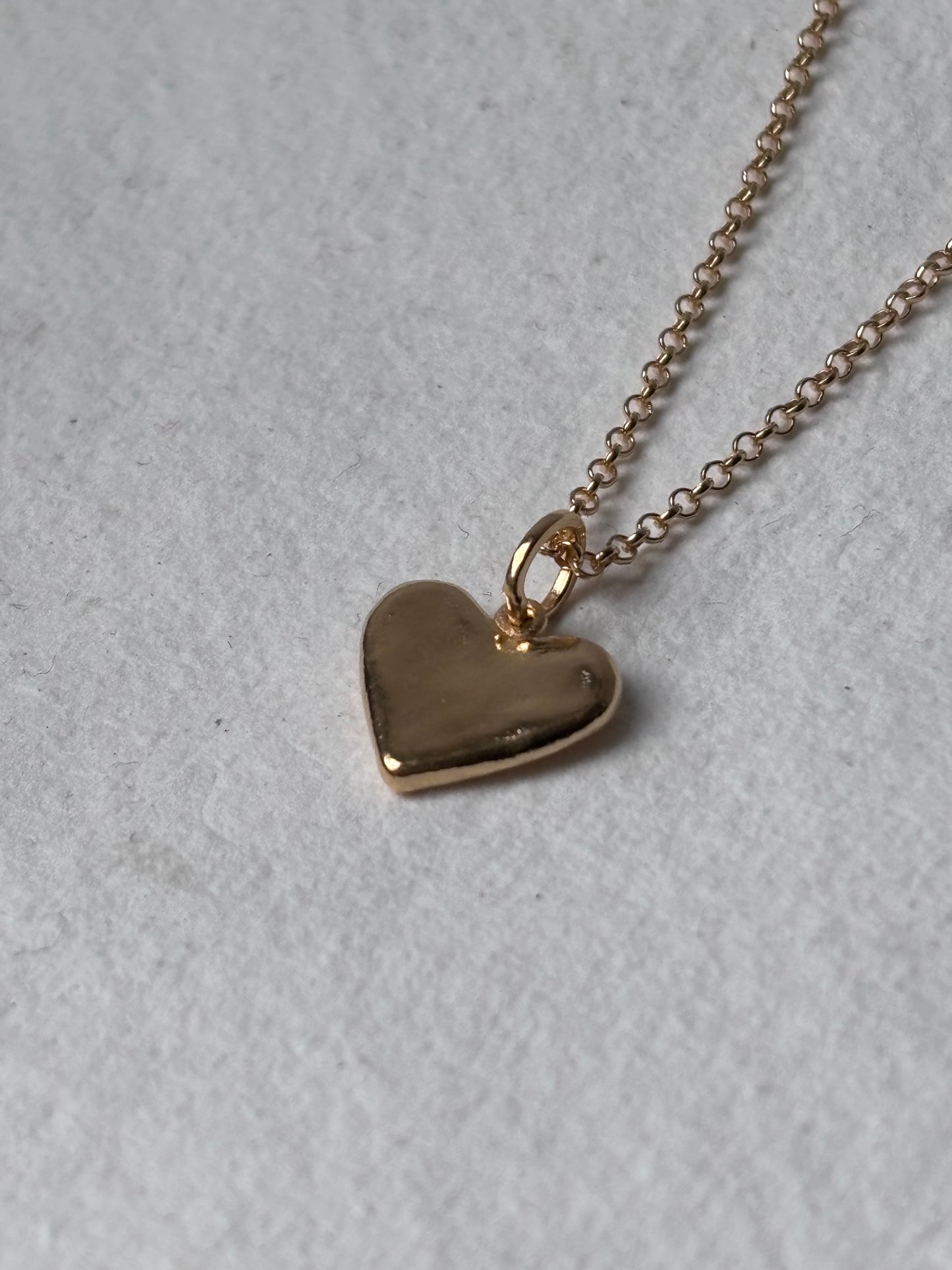 Mini Ripple Heart Pendant