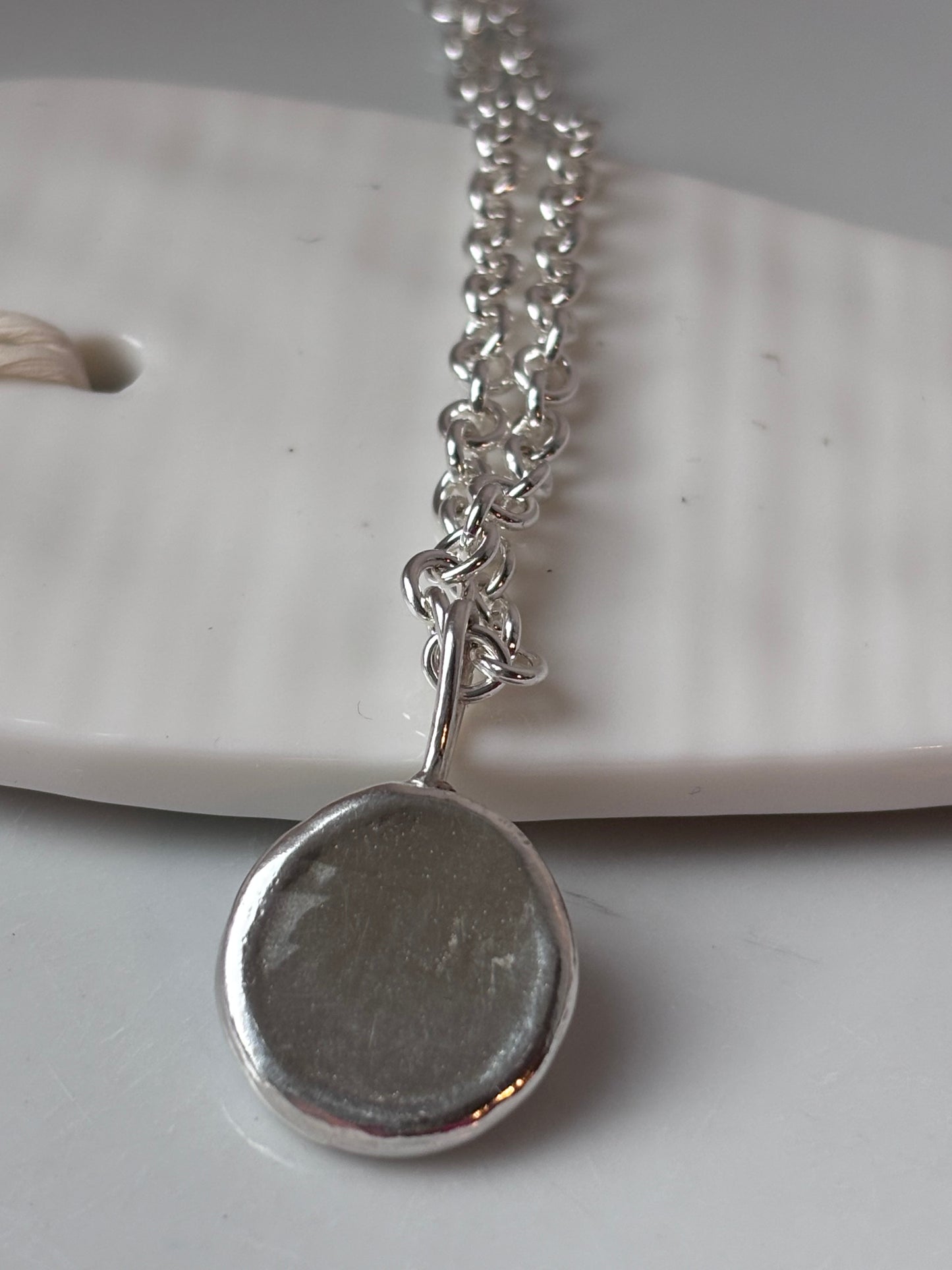 Silver Medallion Necklace