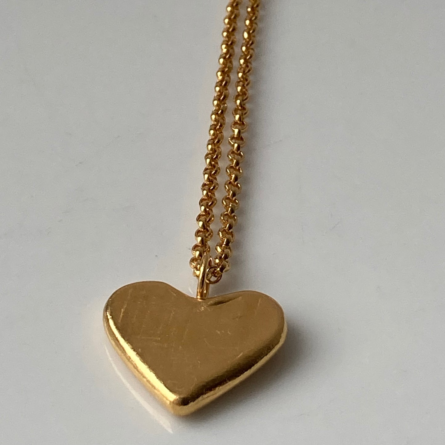 Gold Ripple Heart (pre order)