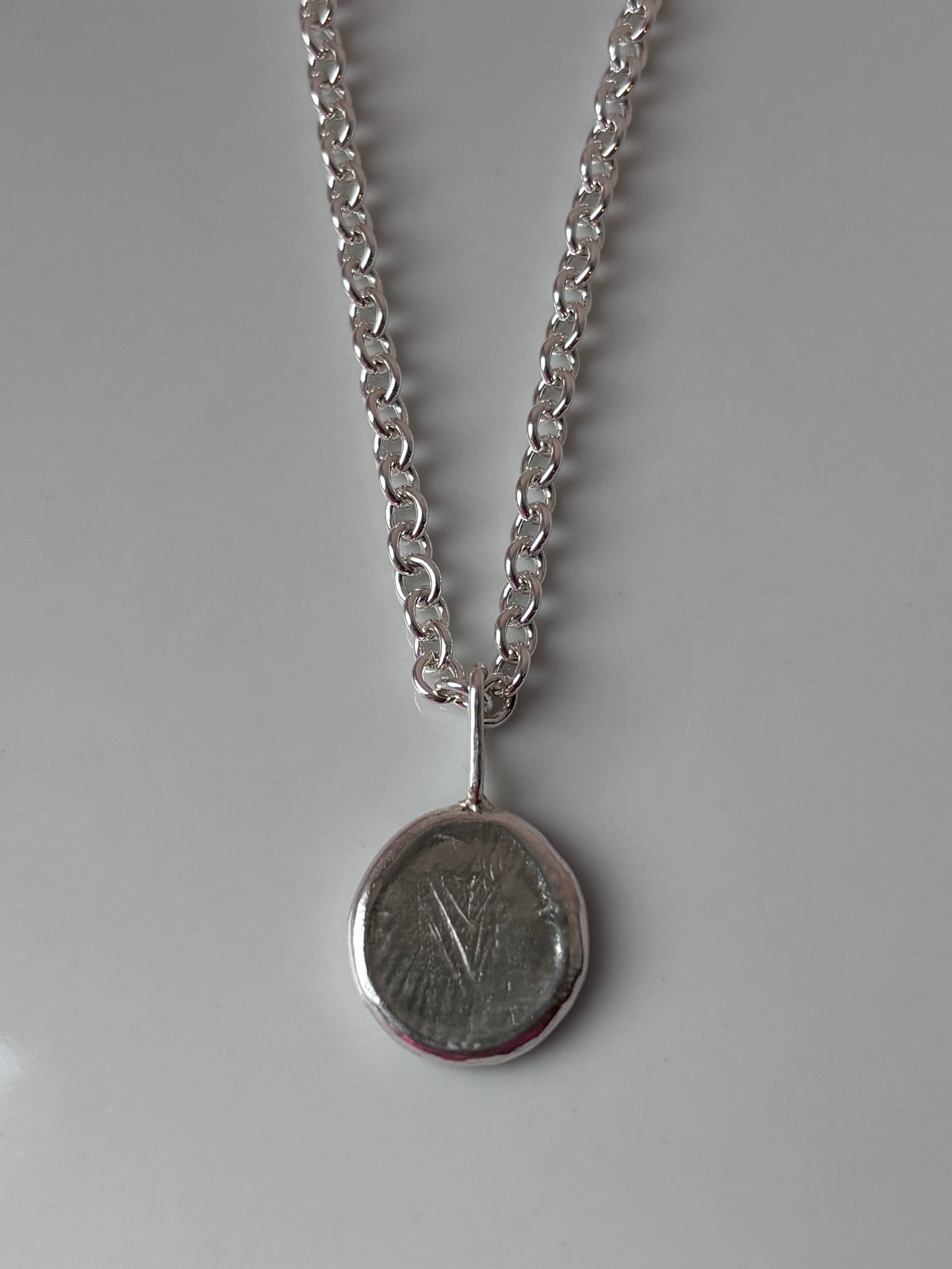 Silver Medallion Necklace