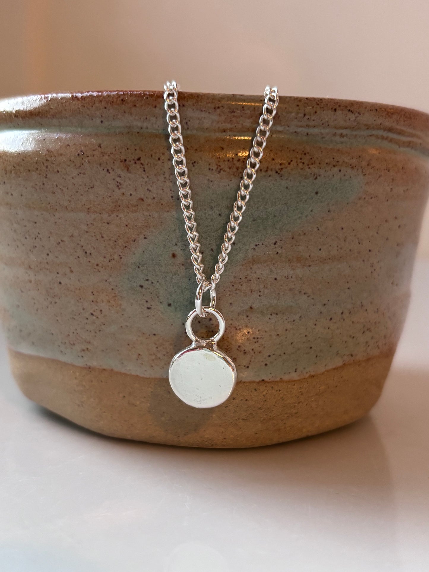 Silver Nugget Pendant