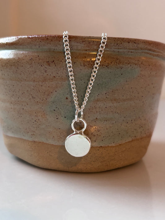 Silver Nugget Pendant