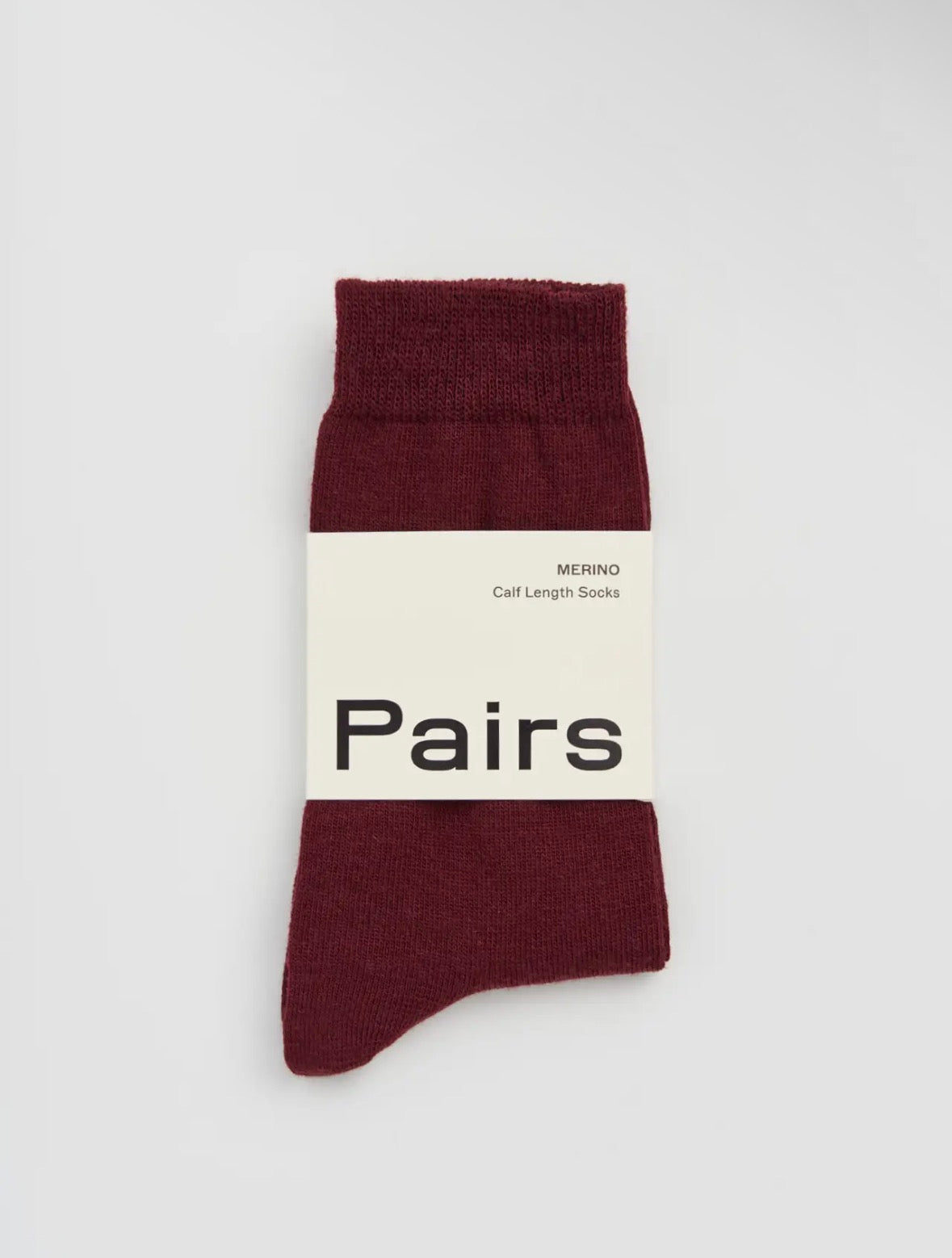 Dark Plum Merino Socks