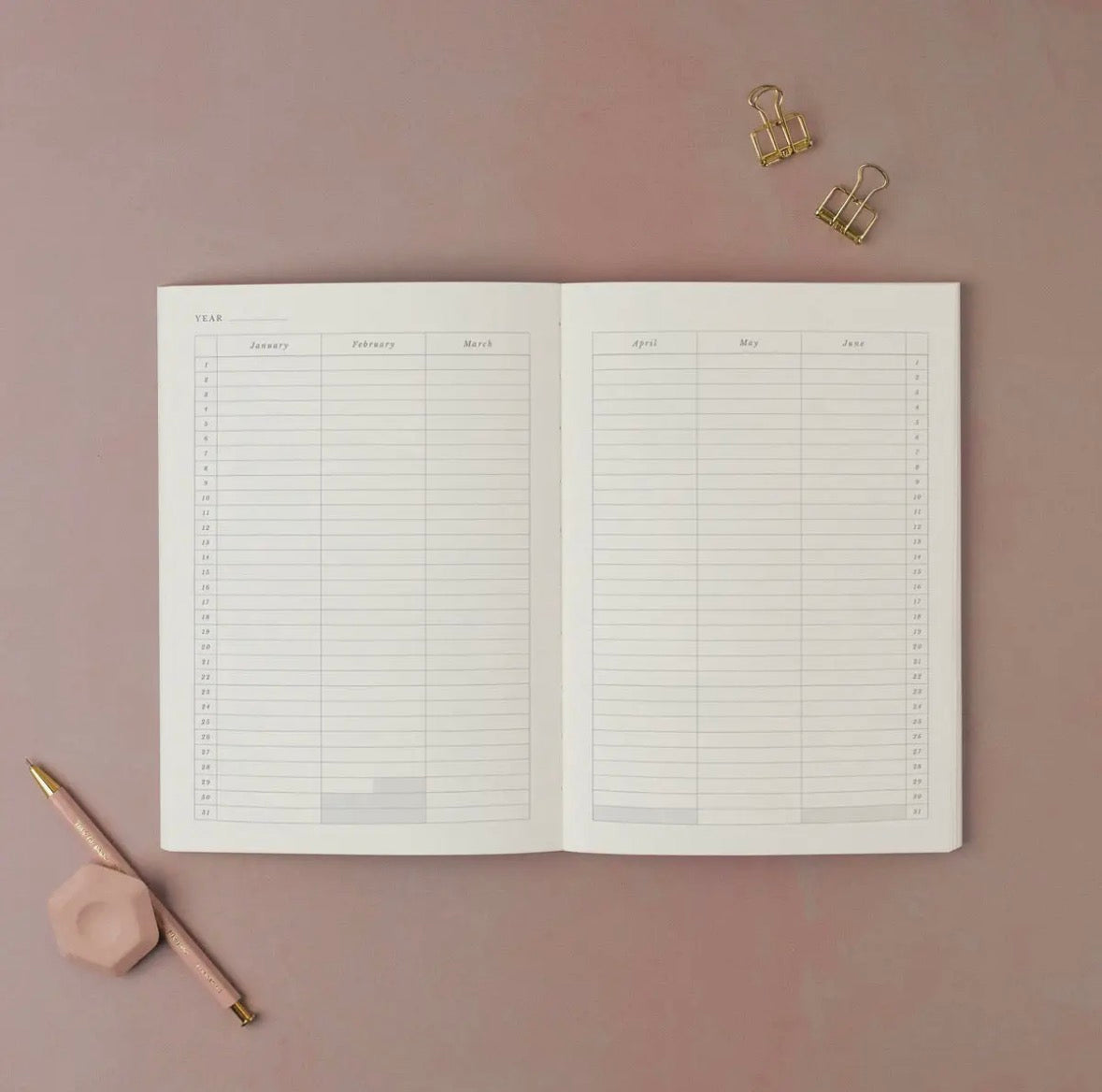 Rhythm Monochrome Daily Planner