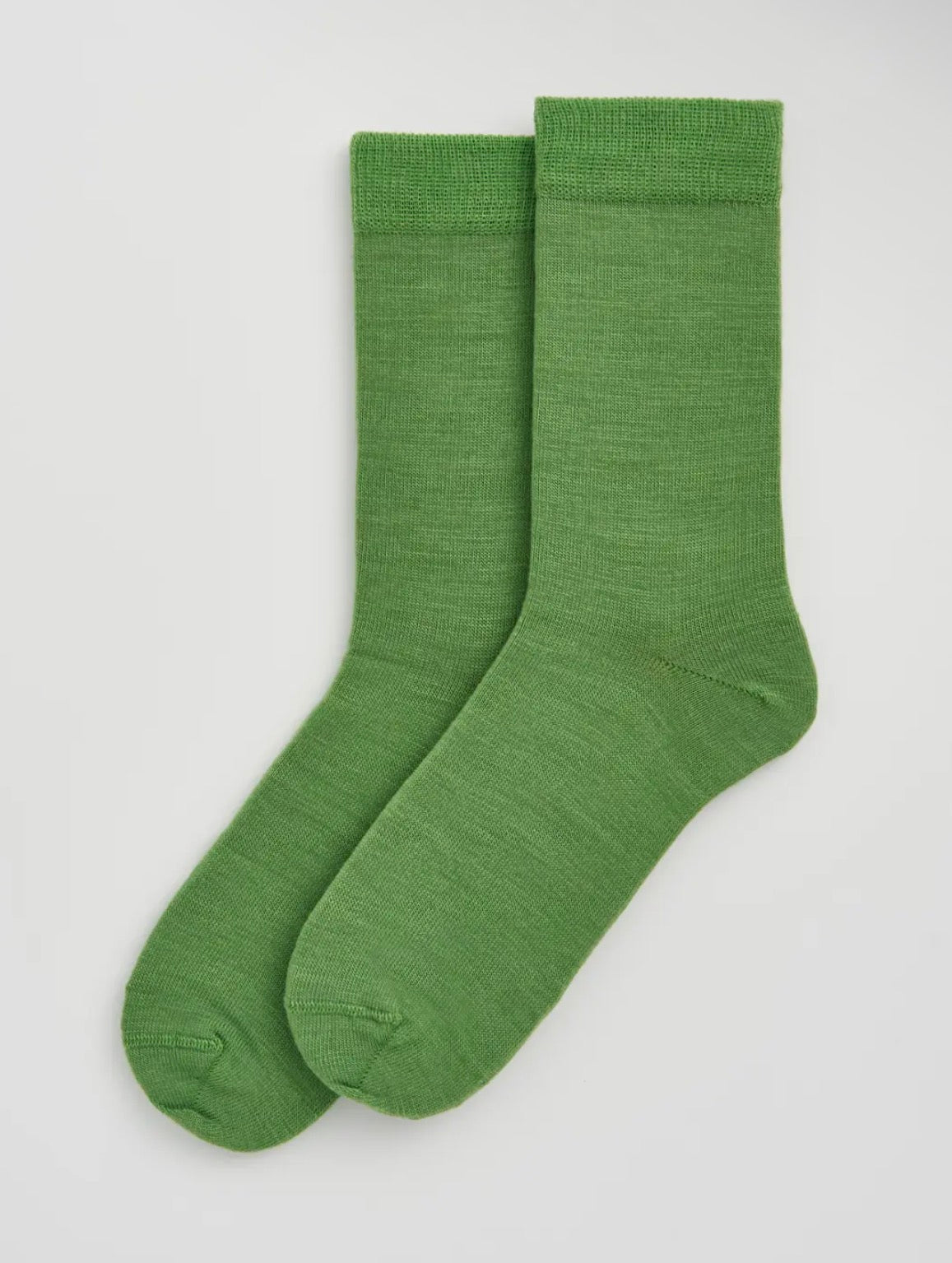 Grass Green Merino Socks
