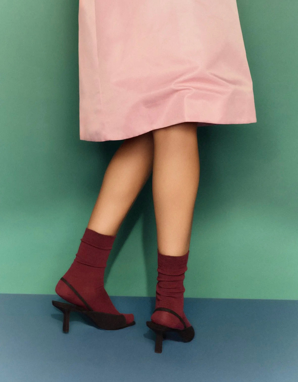 Dark Plum Merino Socks