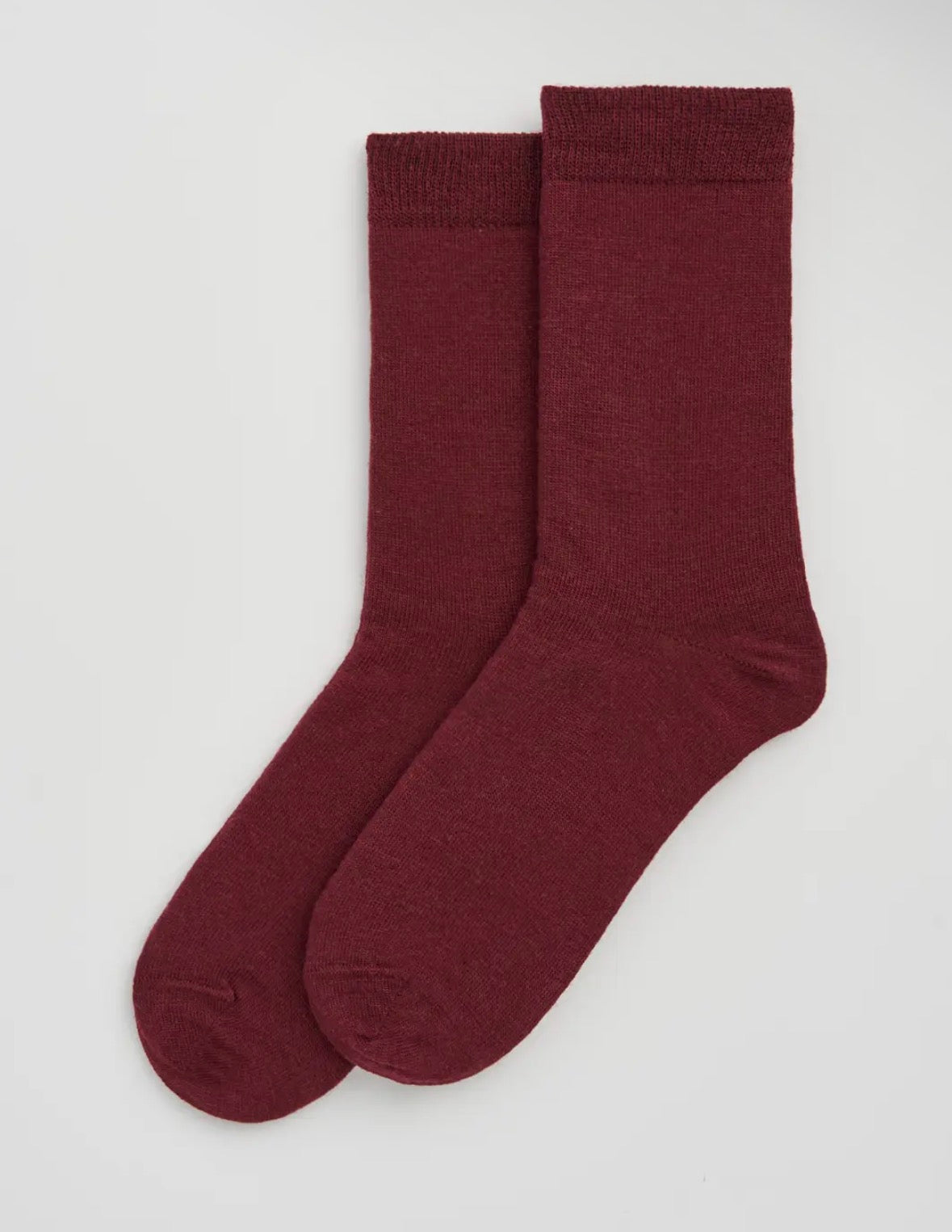 Dark Plum Merino Socks