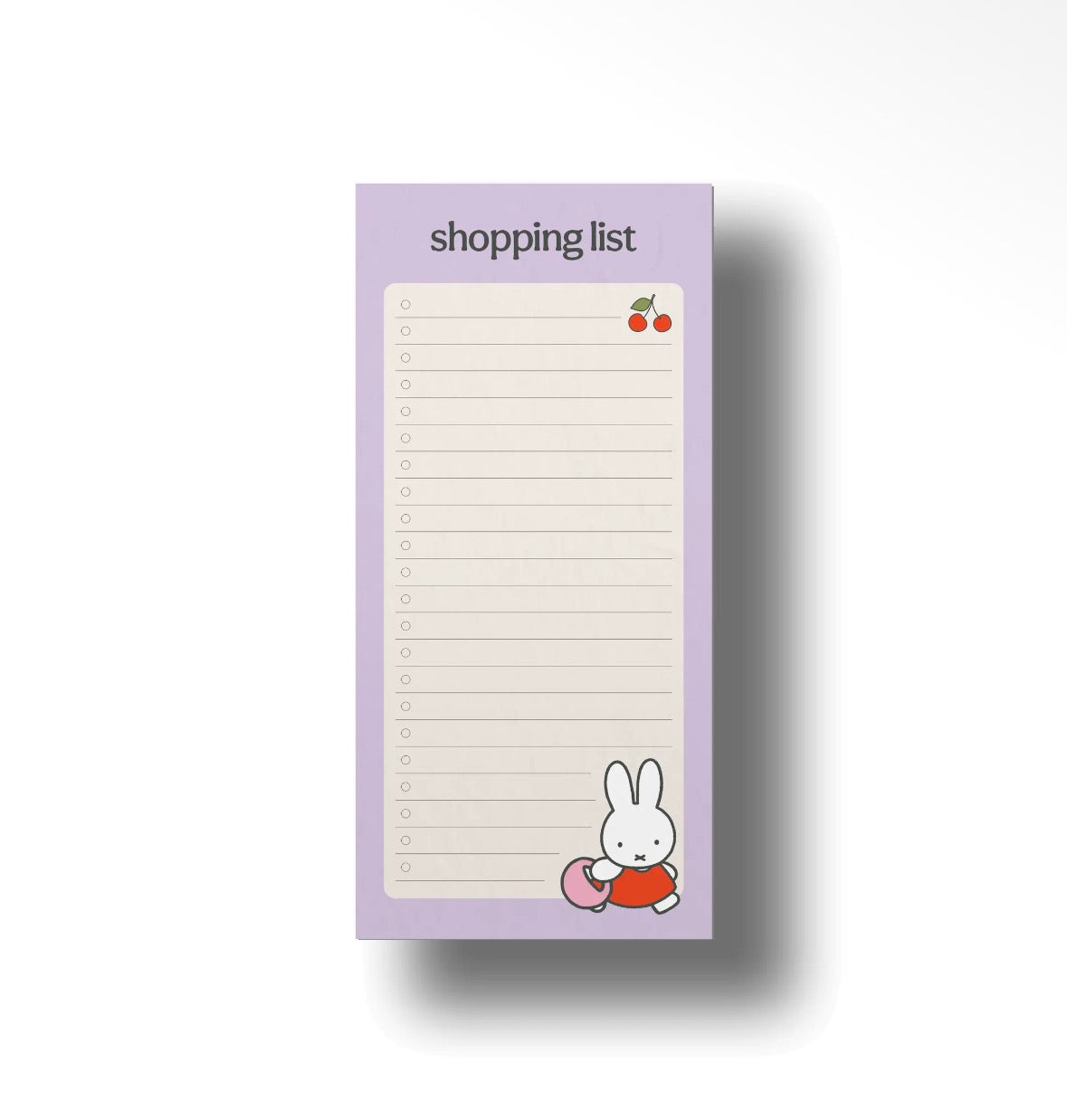 Miffy Tear Off Shopping List (DL)