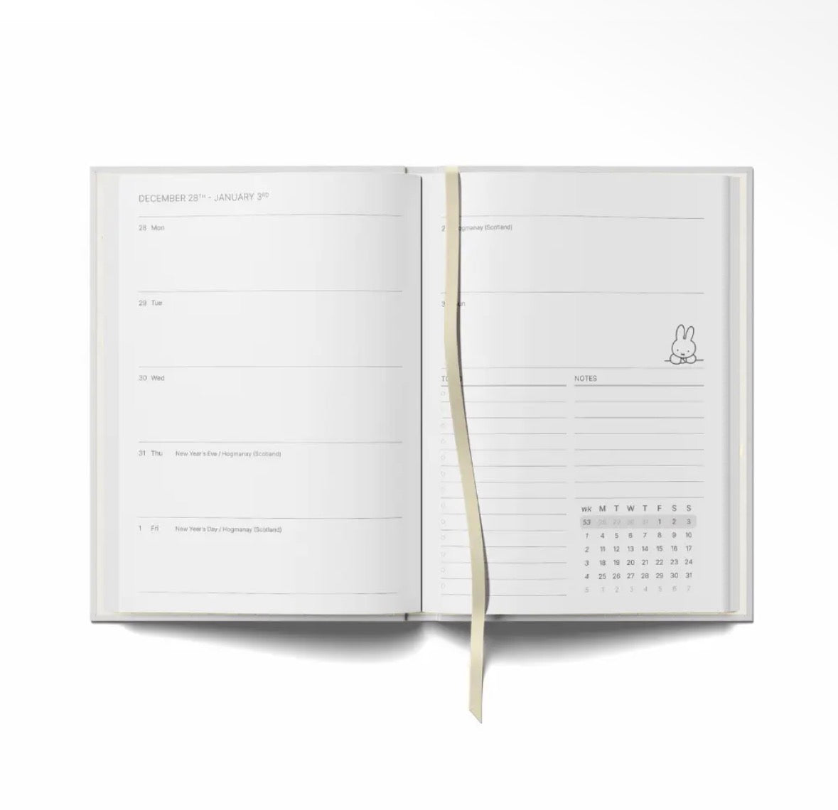 Miffy 2027 A5 Diary - Week-To-View - My Balloon