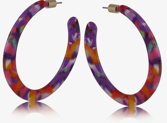 Big Metal London Statement Hoop
