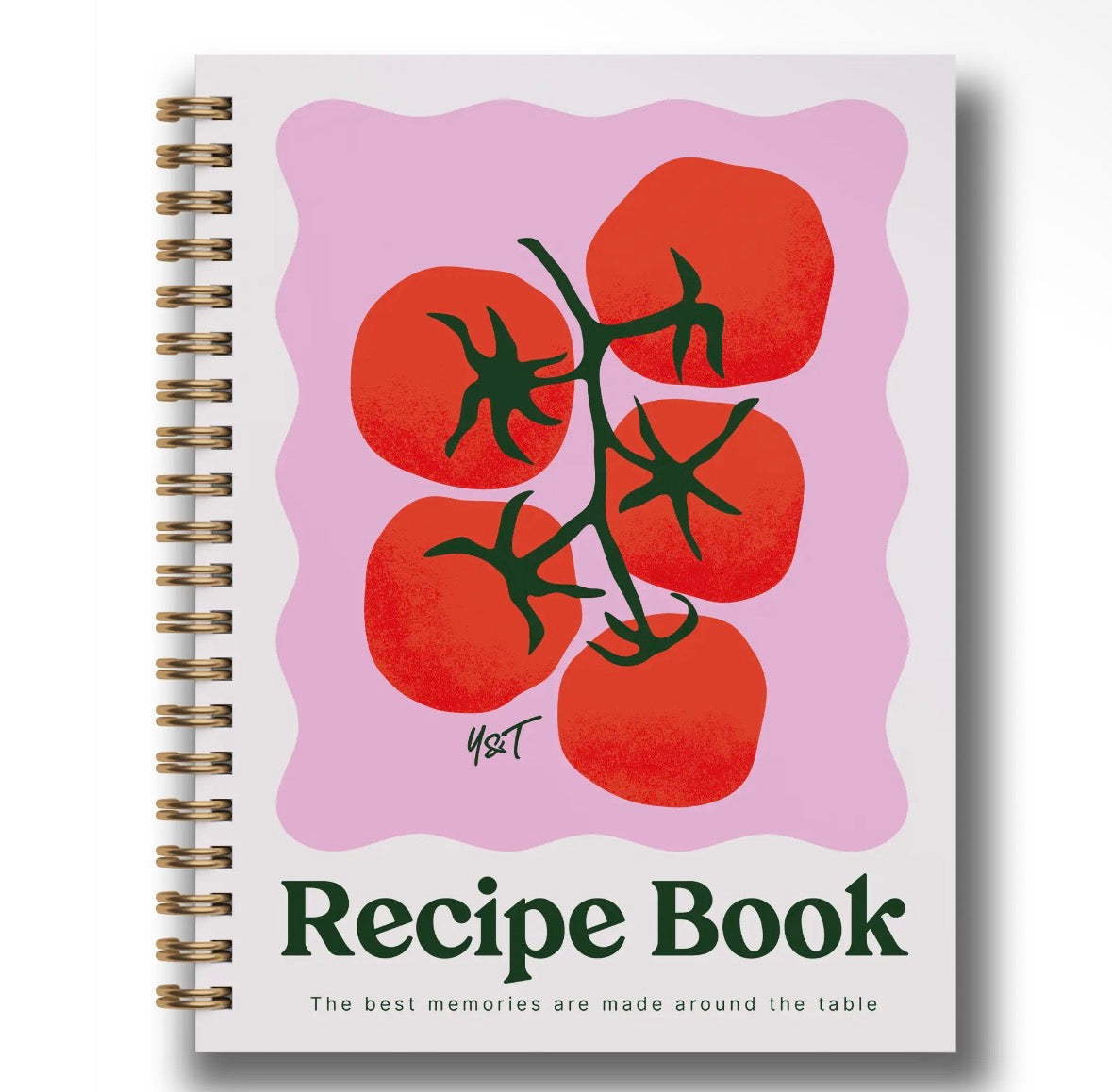 Tomato Recipe Journal | A5 Spiral Hardcover Recipe Book