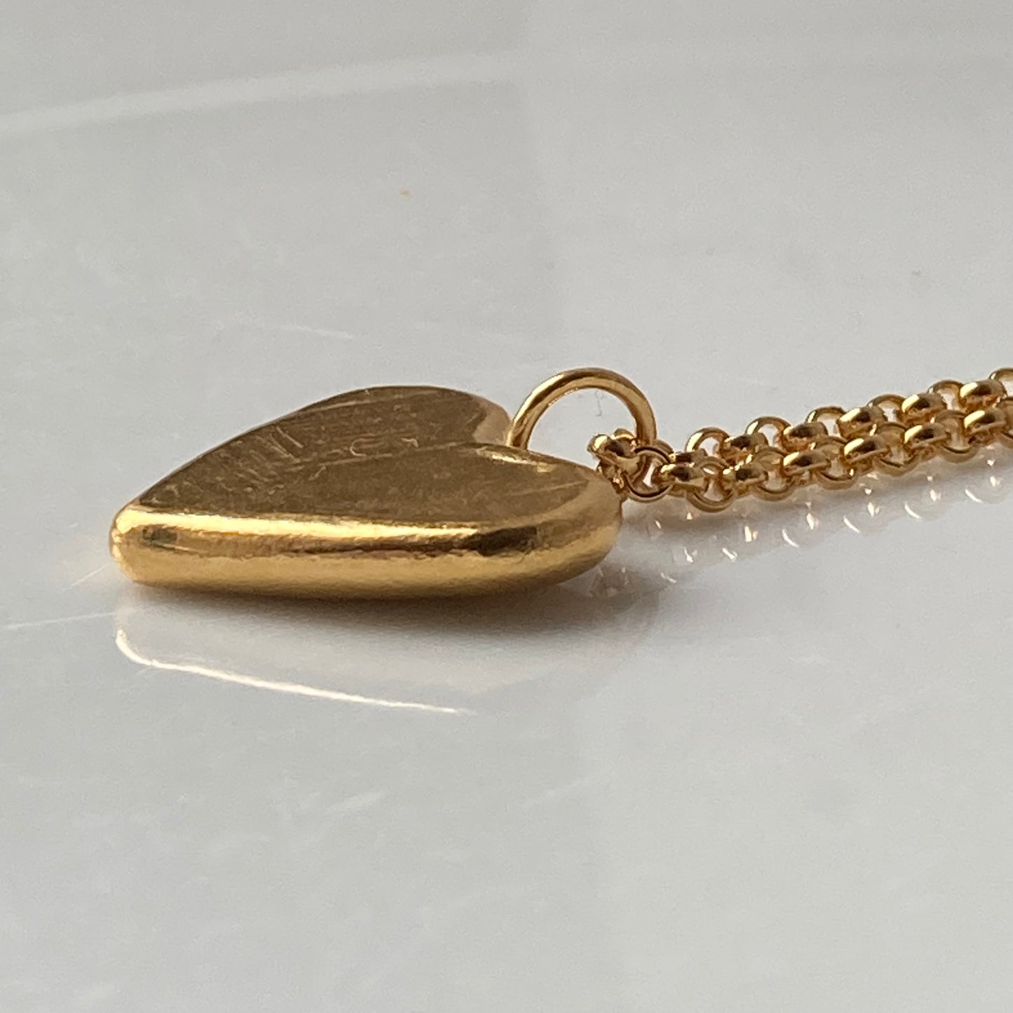 Gold Ripple Heart (pre order)