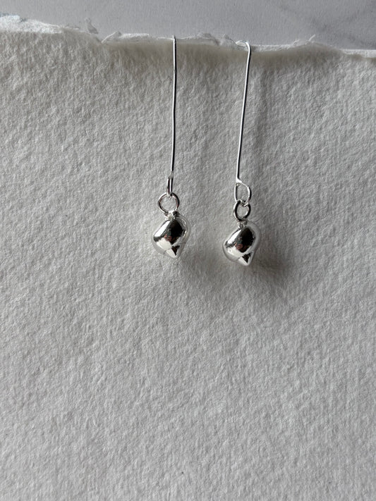 Gourock Shell Earrings Silver
