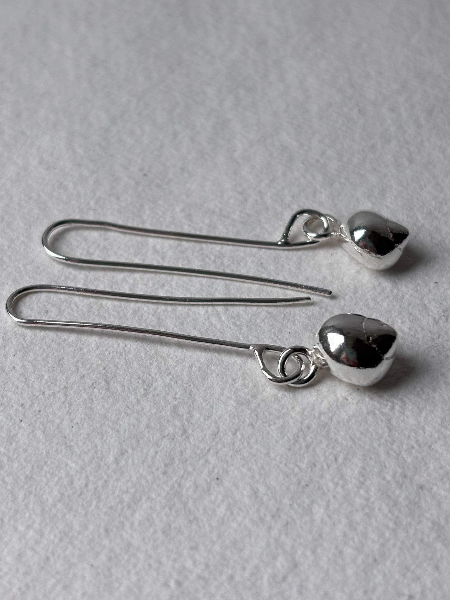 Gourock Shell Earrings Silver