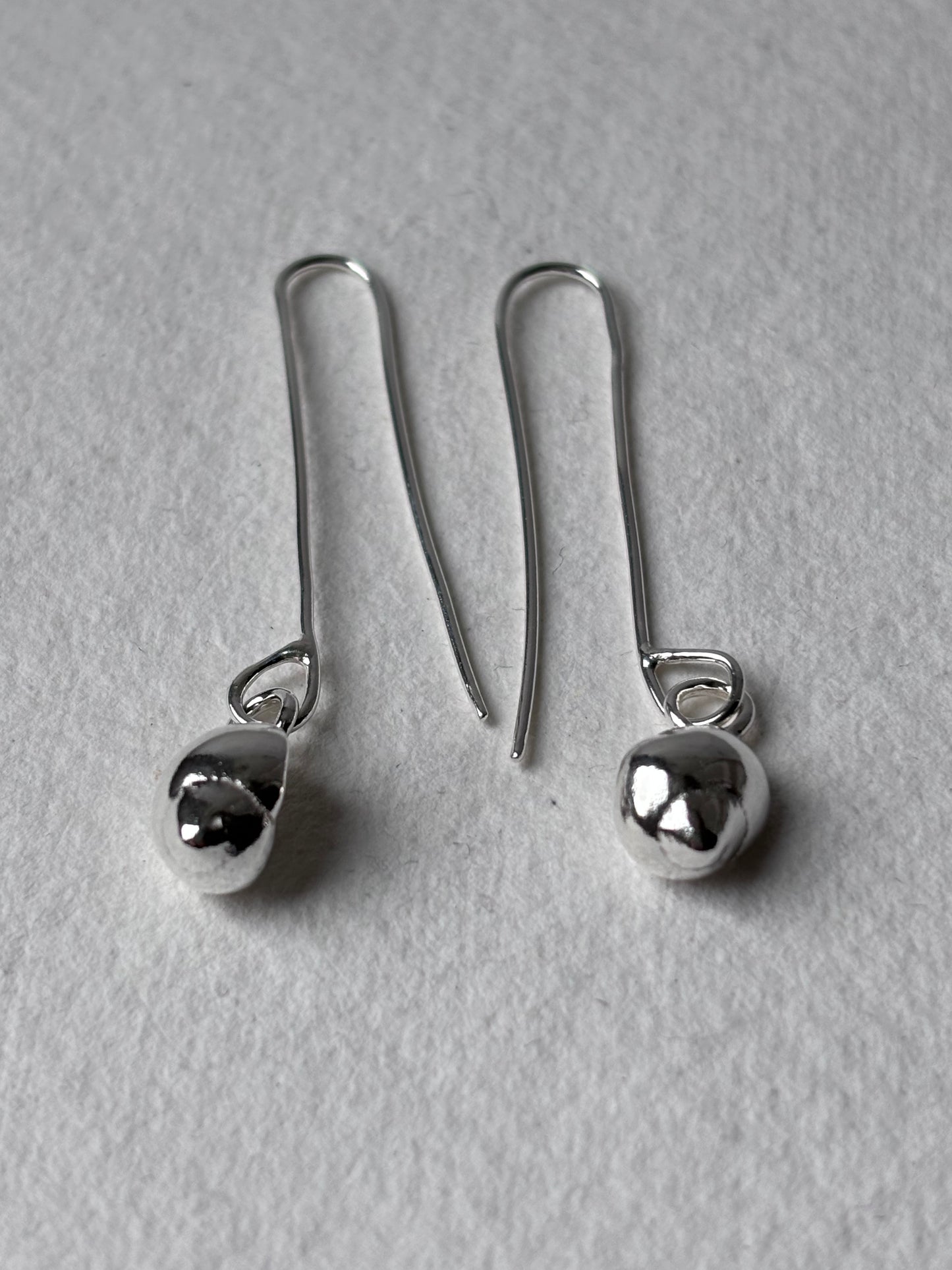 Gourock Shell Earrings Silver