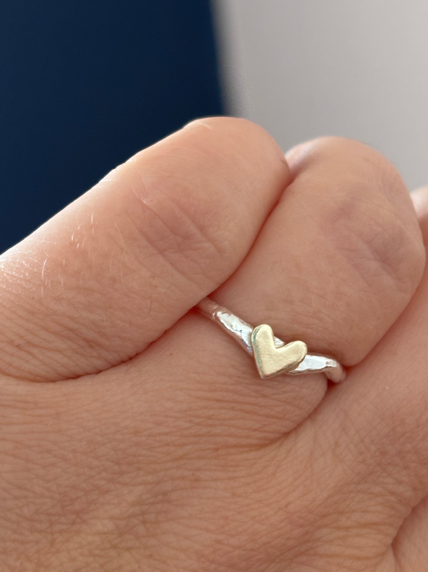 Molten Heart Ring - Size L