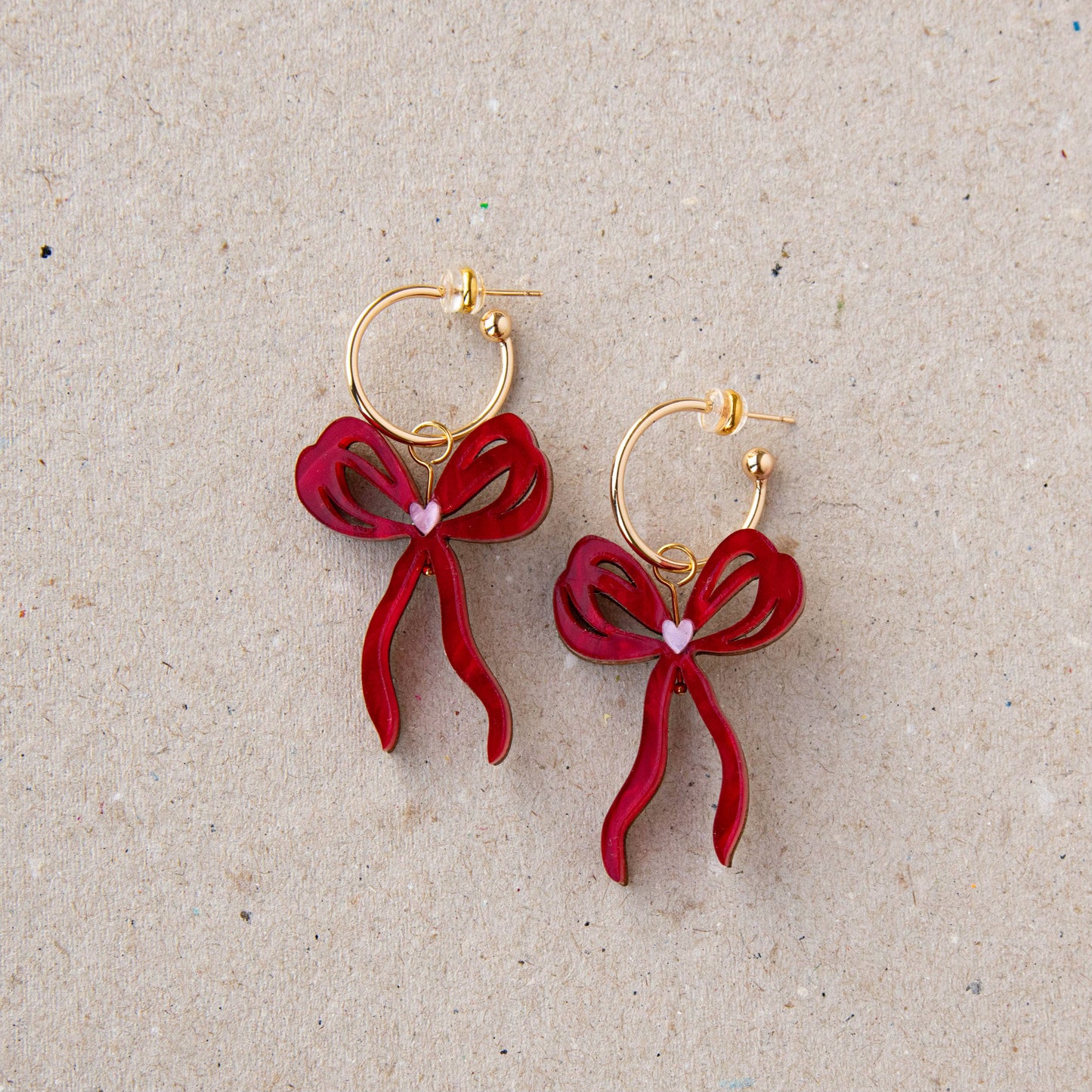 Pepper You Bow Earrings