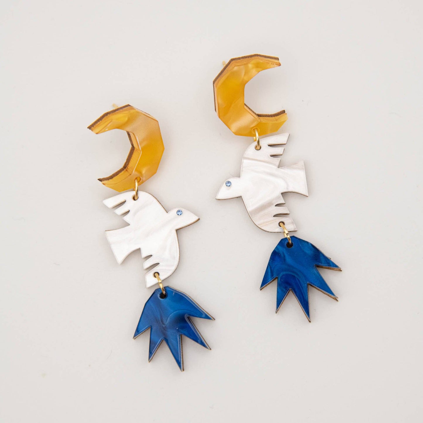 Night Bird Statement Earrings