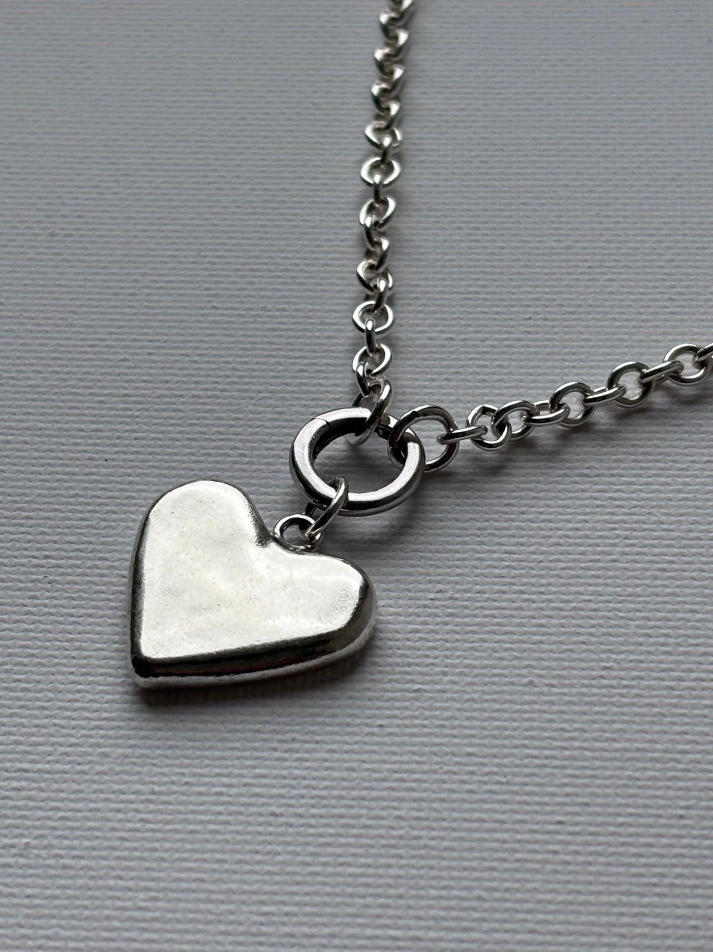 Ripple Heart Pendant