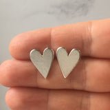Heart studs